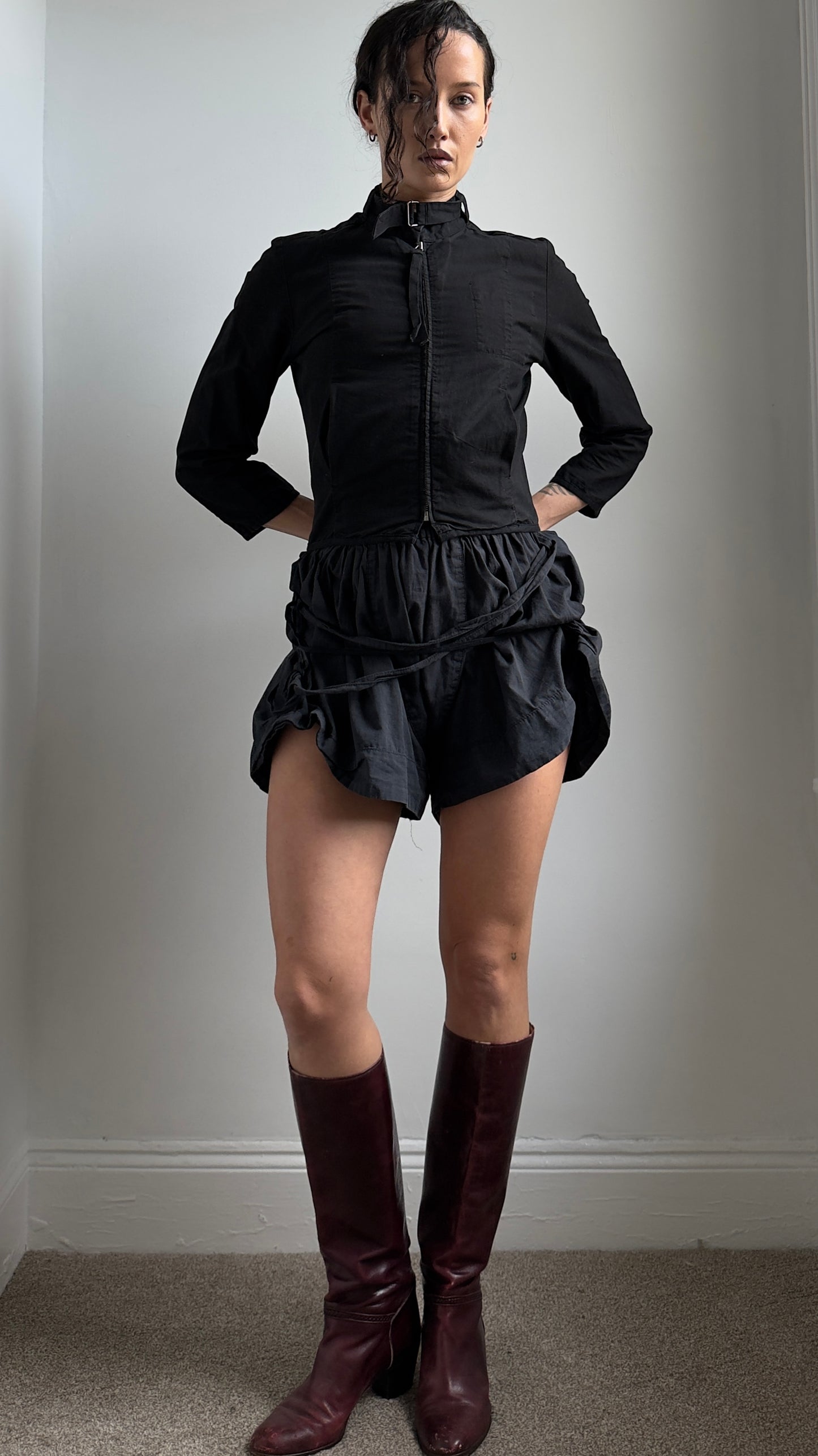 90S VIVIENNE WESTWOOD BONDAGE SHORTS / UK 6-8