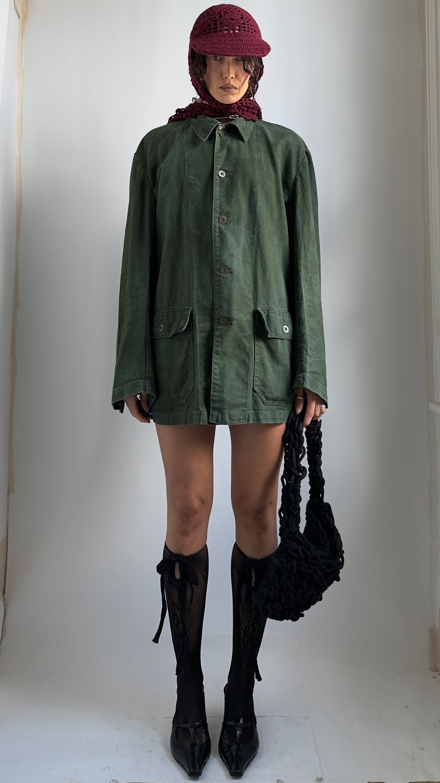 70S C44 FADED GREEN JACKET / UK 6-12