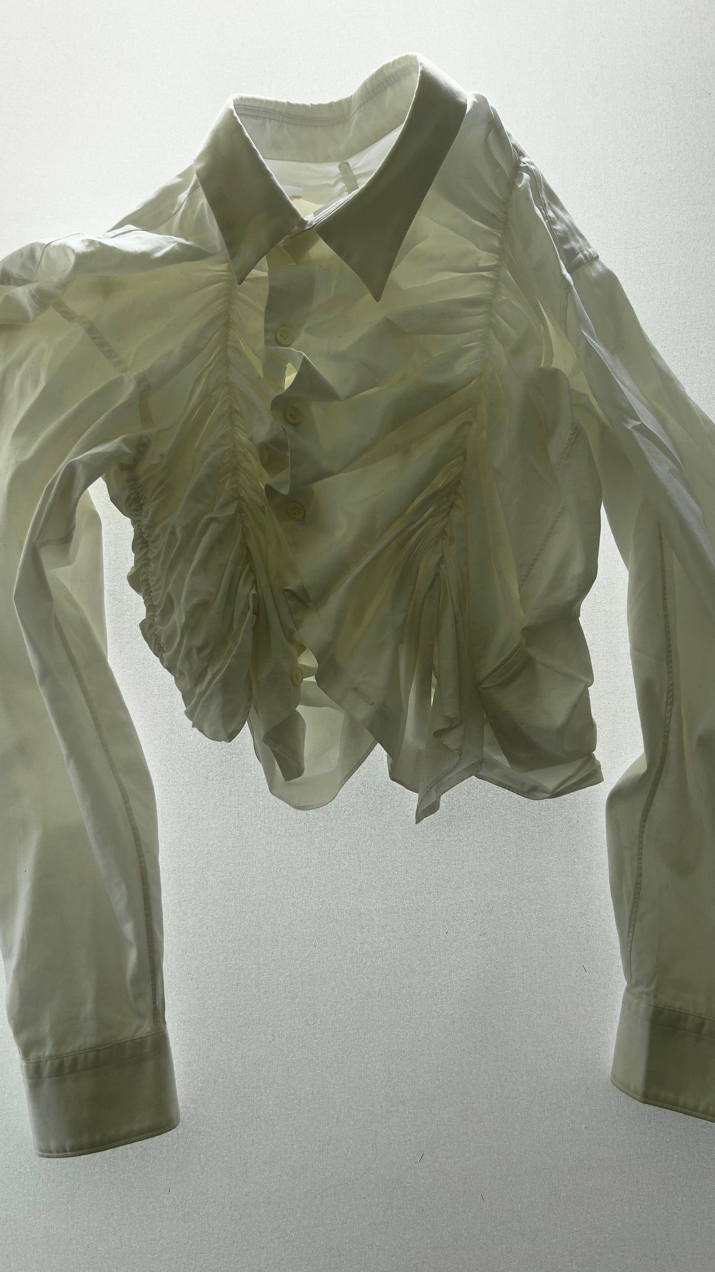 RUCHED COMME DES GARCONS SHIRT / M / UK 8-10