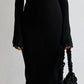 RARE 1999 ISSEY MIYAKE APOC FITTED MAXI DRESS / UK 6-10