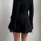 RARE EARLY 2000S COMME DES GARCONS FRAYED WOOL BLAZER / M / UK 6-12
