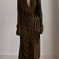 RARE LATE 90S JEAN PAUL GAULTIER OPEN FRONT BONDAGE DRESS / UK 6-10