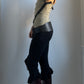 RARE EARLY 2000S D&G CORSET MESH TOP / UK 4
