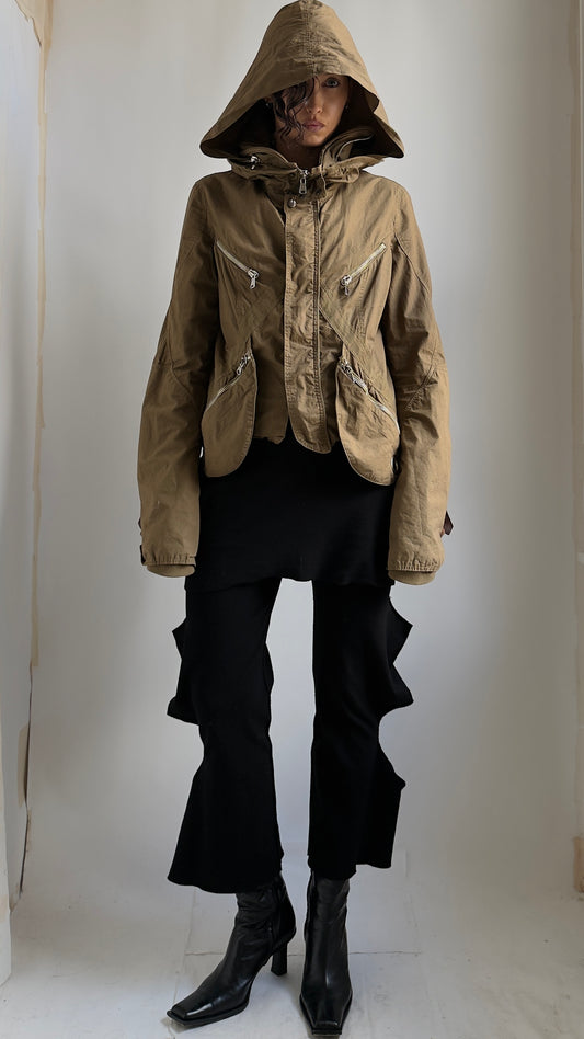 ULTRA RARE EARLY 2000S ISSEY MIYAKE APOC SKIRT TROUSERS / UK 8-12