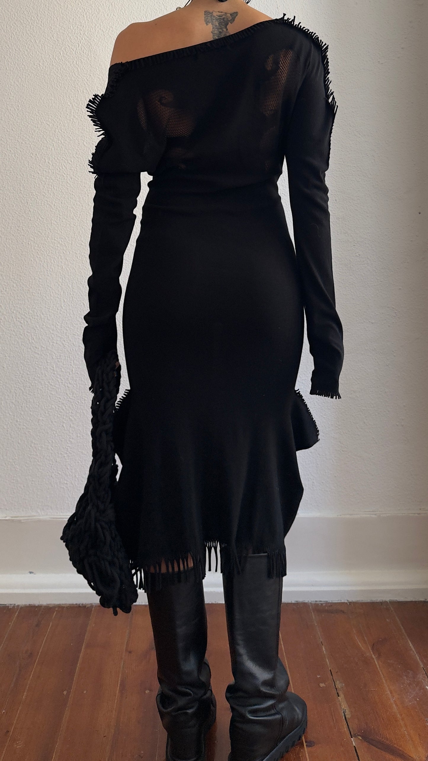 RARE MID 2000S ZUCCA JAPAN NAUSICAA SLOUCH BOOTS / 37 / UK 4