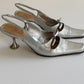 RARE SS 2000 PRADA SLINGBACKS / 37 / 4 UK