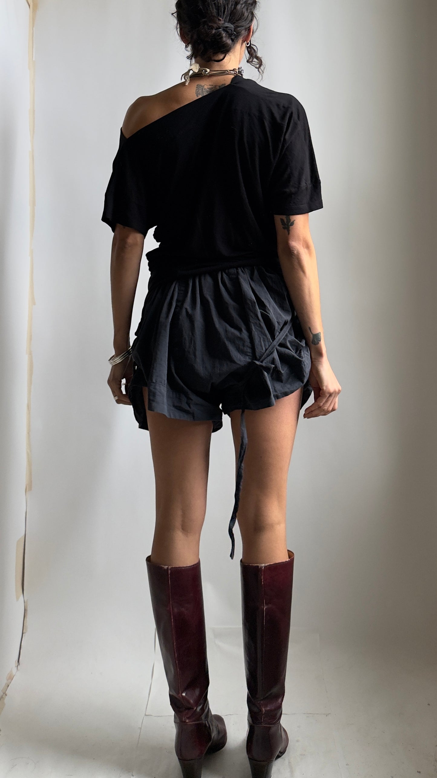 90S VIVIENNE WESTWOOD BONDAGE SHORTS / UK 6-8