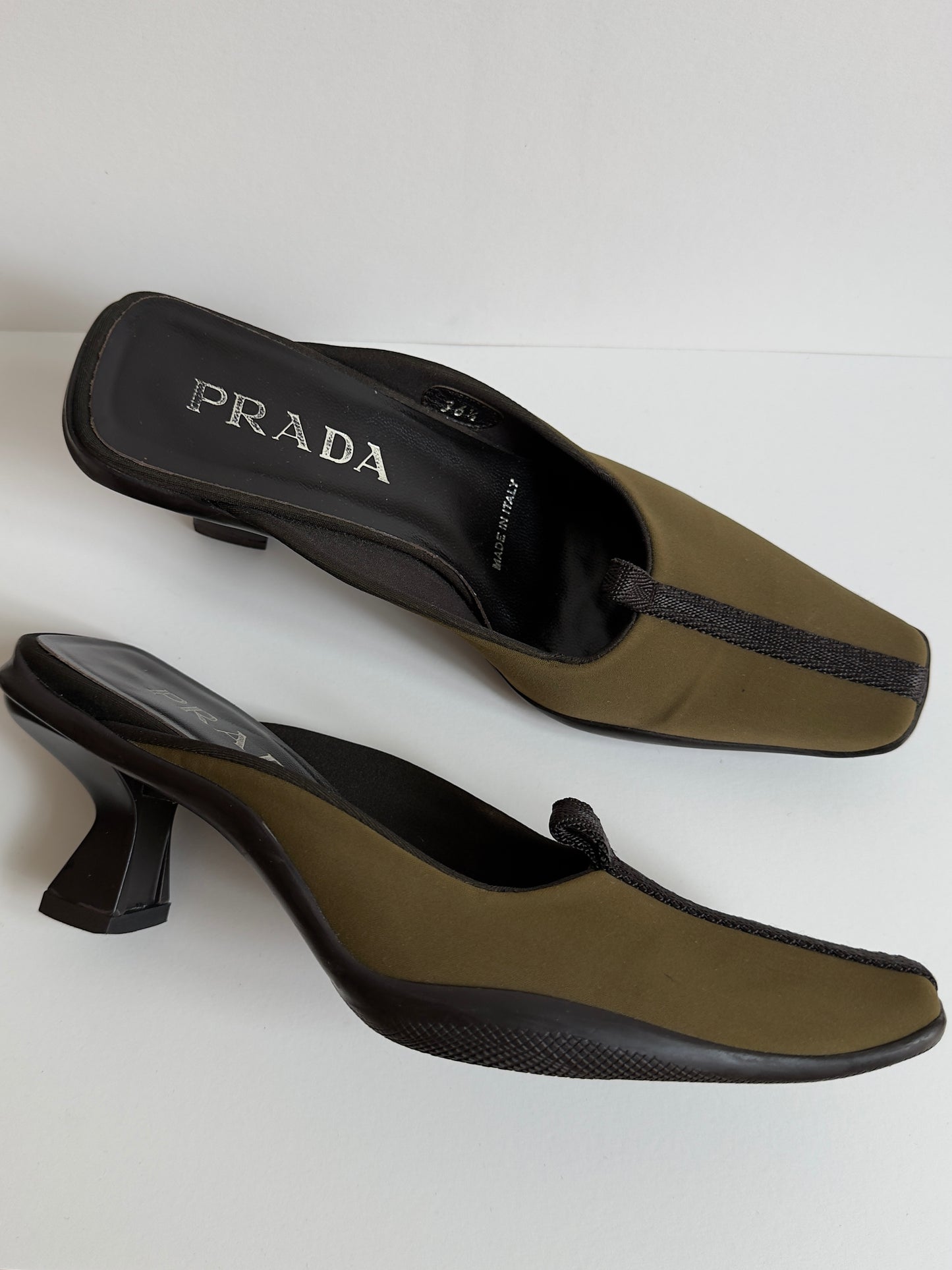 RARE FW 1999 PRADA MULES / 36.5 / 3.5 UK