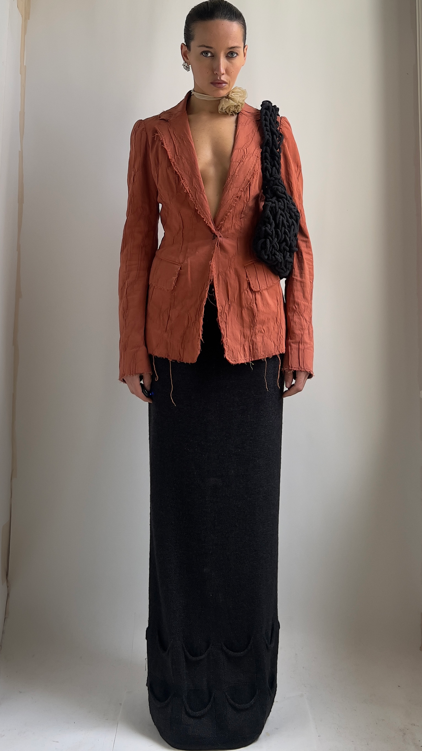 RARE 90S PLEIN SUD FAYCAL AMOR DECONSTRUCTED BLAZER / UK 6