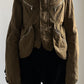 ULTRA RARE 80S PARACHUTE JACKET WITH FOLDABLE HOOD / UK 6-10