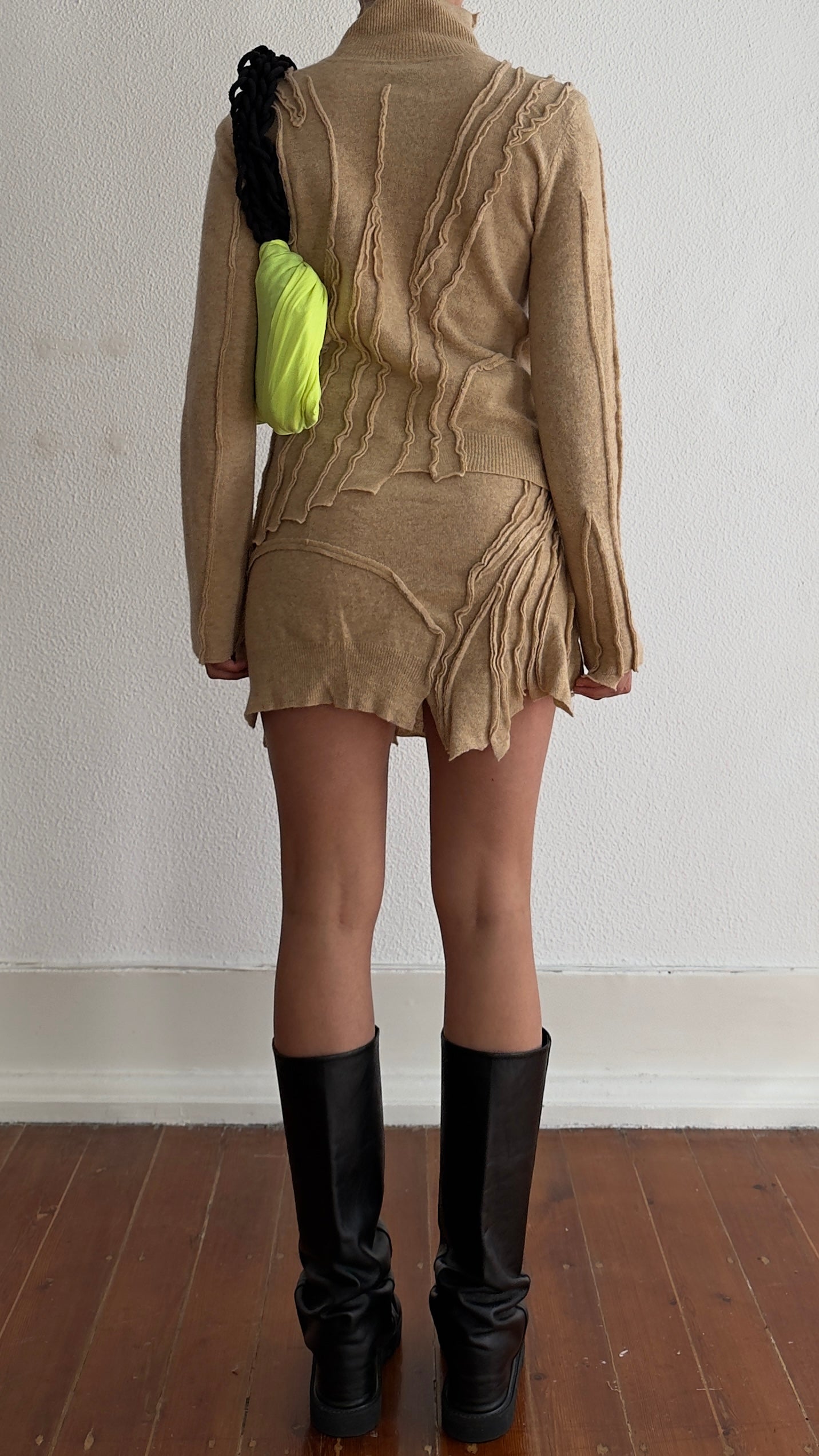 RARE 90S PLEIN SUD SCULPTURAL DECONSTRUCTED SKIRT / UK 6-10