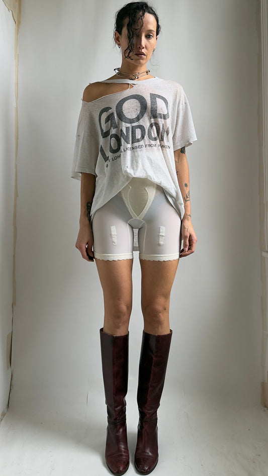 60S PANTY GIRDLE SHORTS / UK 6