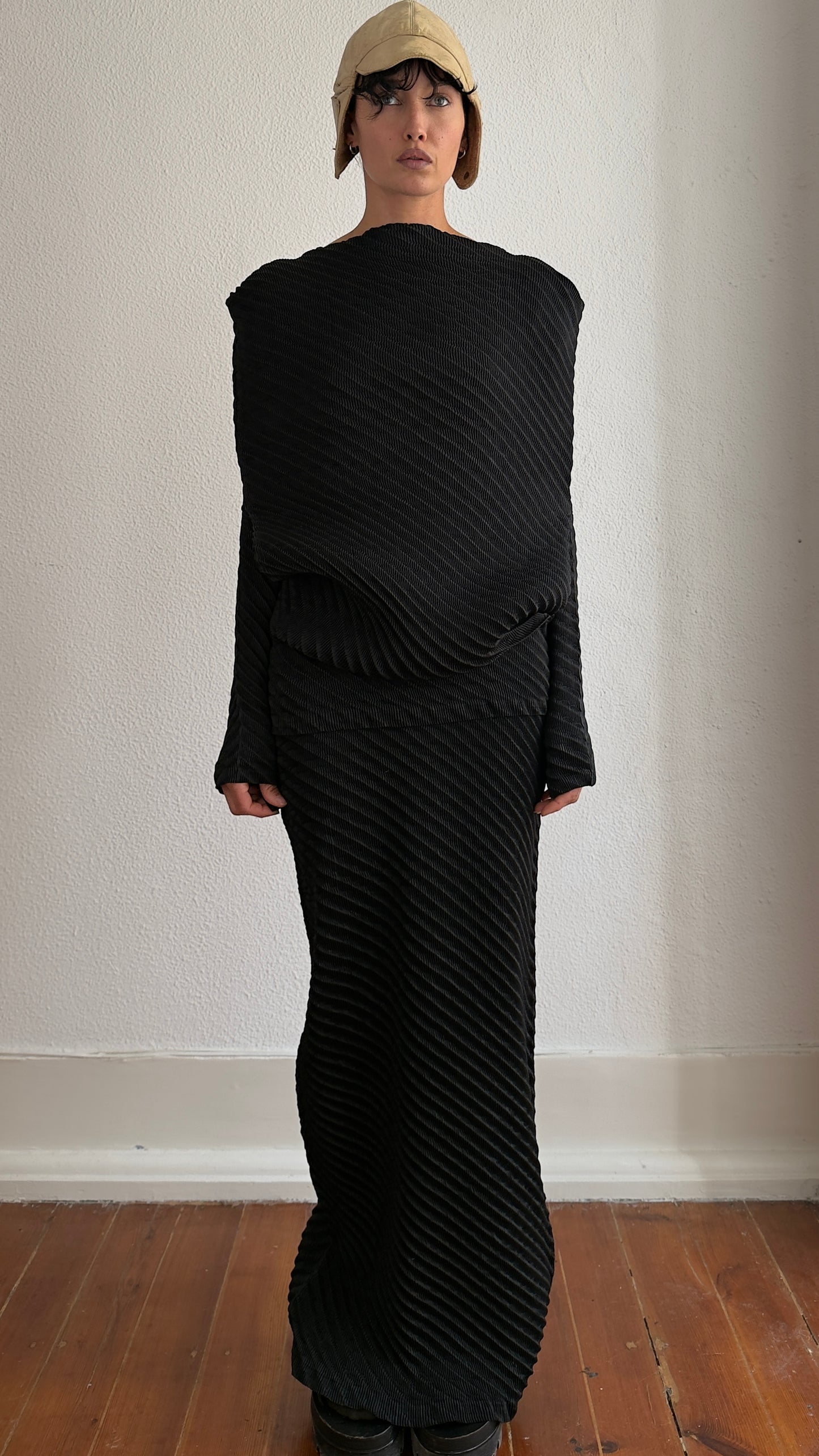 RARE 80S ISSEY MIYAKE MULTI-WAY LAYERED DRESS / UK 6-12