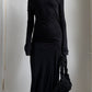 EARLY 2000S VIVIENNE WESTWOOD FITTED BLACK DRESS / UK 6