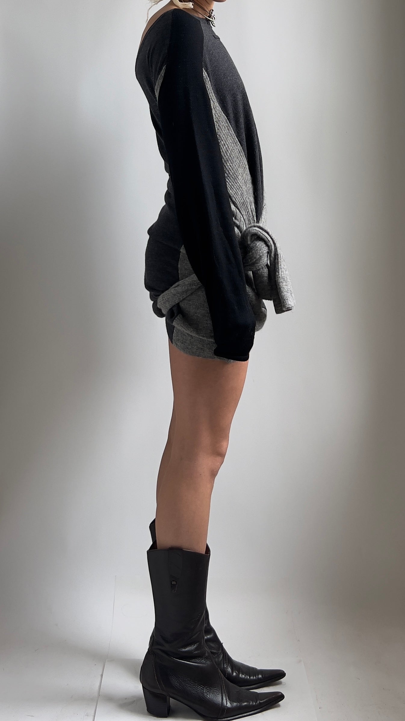 RARE 90S JEAN PAUL GAULTIER DECONSTRUCTED JUMPER / UK 6-12