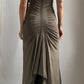 EARLY 2000S PLEIN SUD DRESS WITH WATERFALL BACK / UK 6