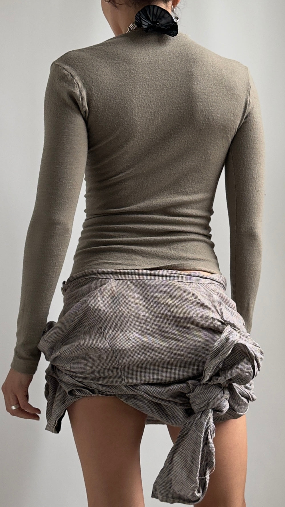 RARE LATE 90S PLEIN SUD HOOK AND EYE WOOL TOP / UK 6