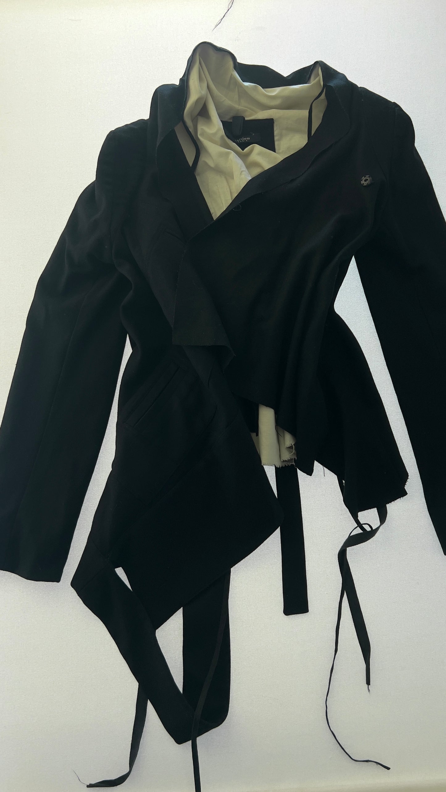 RARE EARLY 2000S GARDEM PARIS DECONSTRUCTED JACKET / UK 6-10