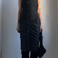 RARE EARLY 2000S D&G DRAPED CORSET DRESS / UK 6-8
