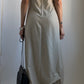 90S FRENCH DRESS WITH GATHERED DETAILS / UK 8
