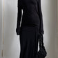 EARLY 2000S VIVIENNE WESTWOOD FITTED BLACK DRESS / UK 6
