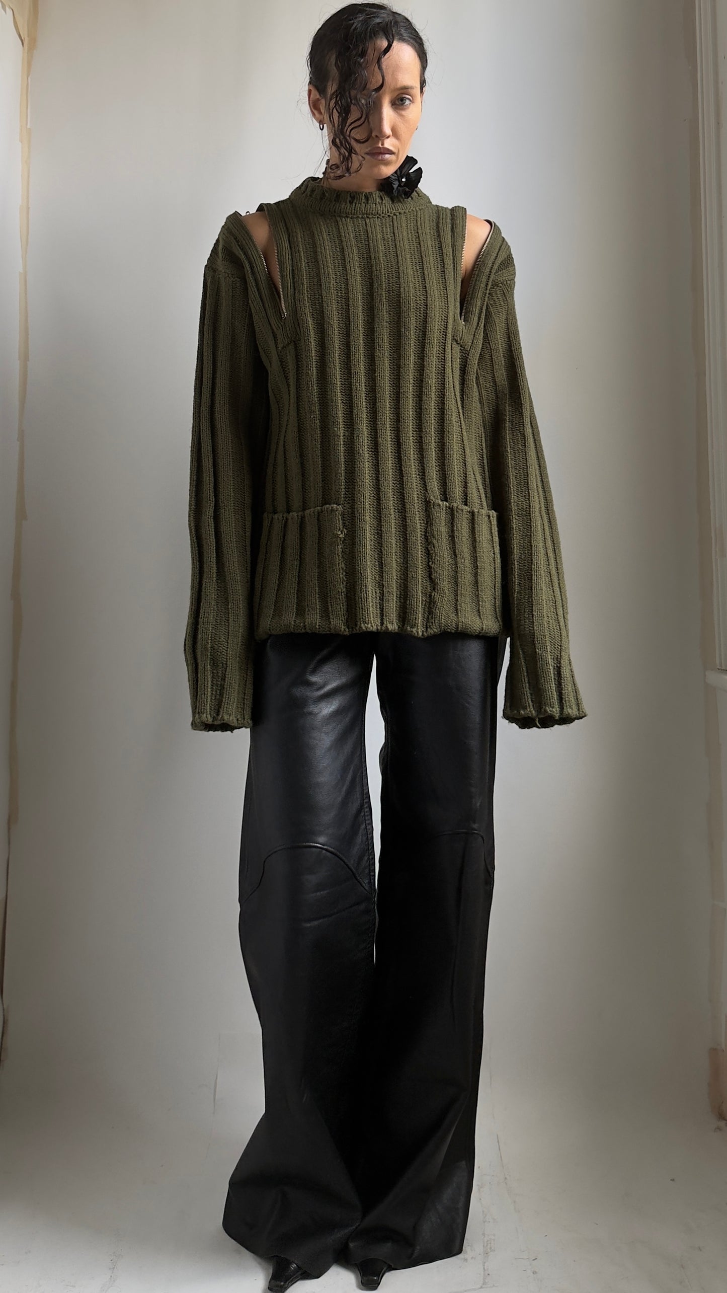 RARE LATE 90S W&LT WALTER VAN BEIRENDONCK ZIP JUMPER / UK 6-12