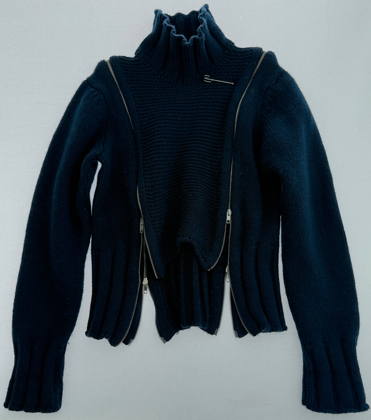 ULTRA RARE LATE 90S W&LT WALTER VAN BEIRENDONCK ZIP JUMPER / UK 8-12