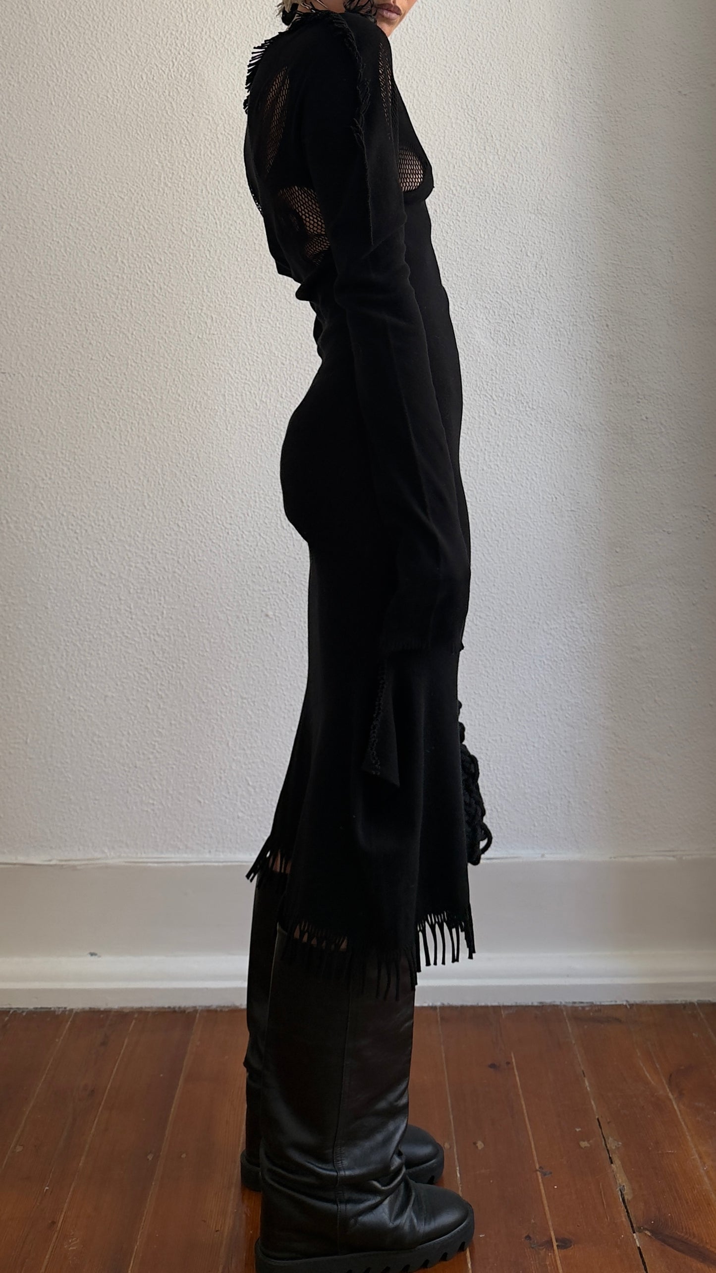 RARE MID 2000S ZUCCA JAPAN NAUSICAA SLOUCH BOOTS / 37 / UK 4