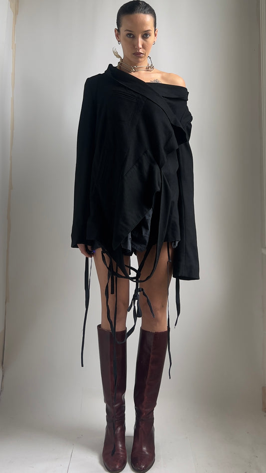 RARE EARLY 2000S GARDEM PARIS DECONSTRUCTED JACKET / UK 6-10