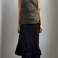 EARLY 2000S PLEIN SUD GATHERED VEST / UK 8