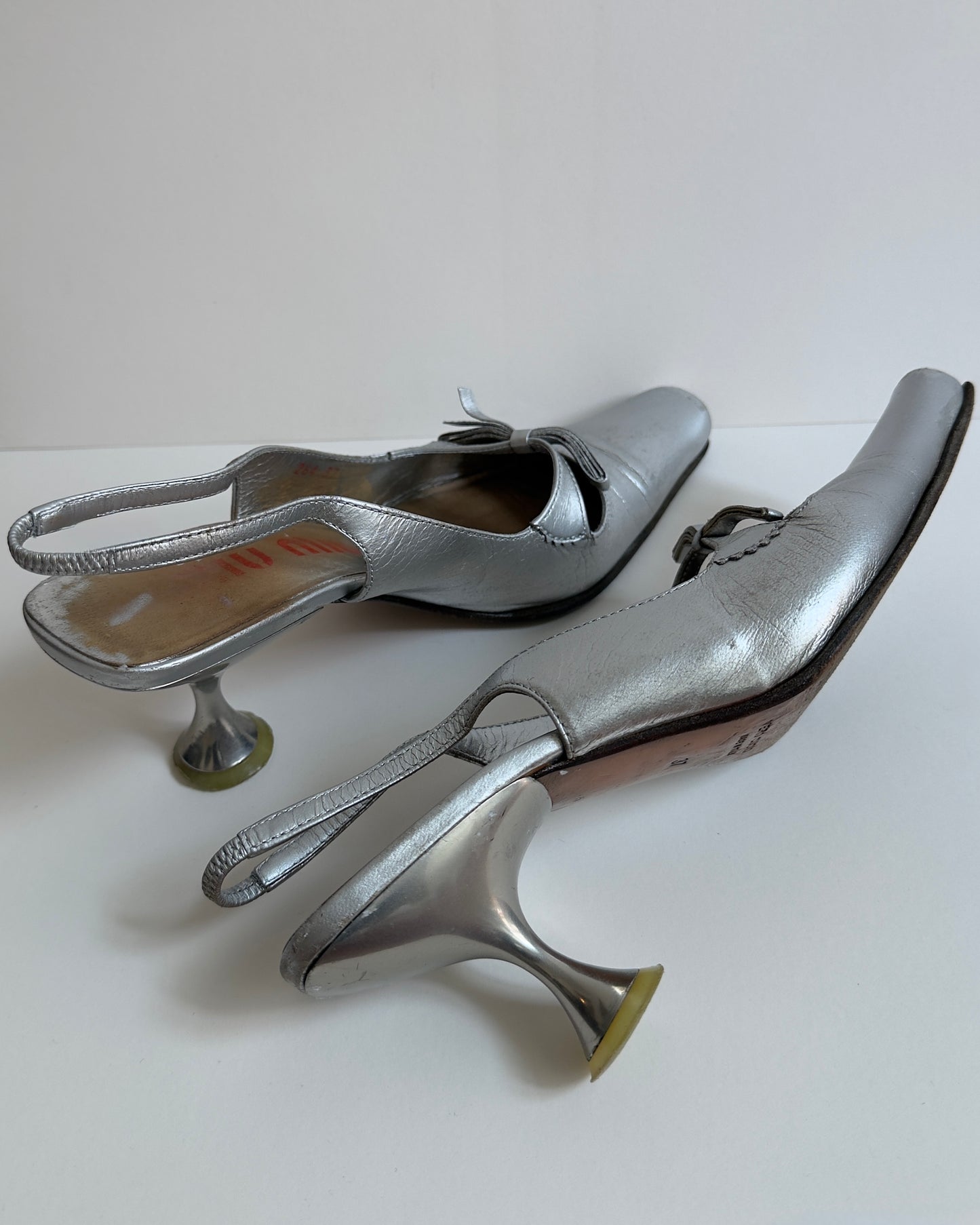 RARE SS 2000 PRADA SLINGBACKS / 37 / 4 UK