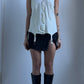 RARE 40S THERMAL VEST WITH SUSPENDERS / UK 8-12