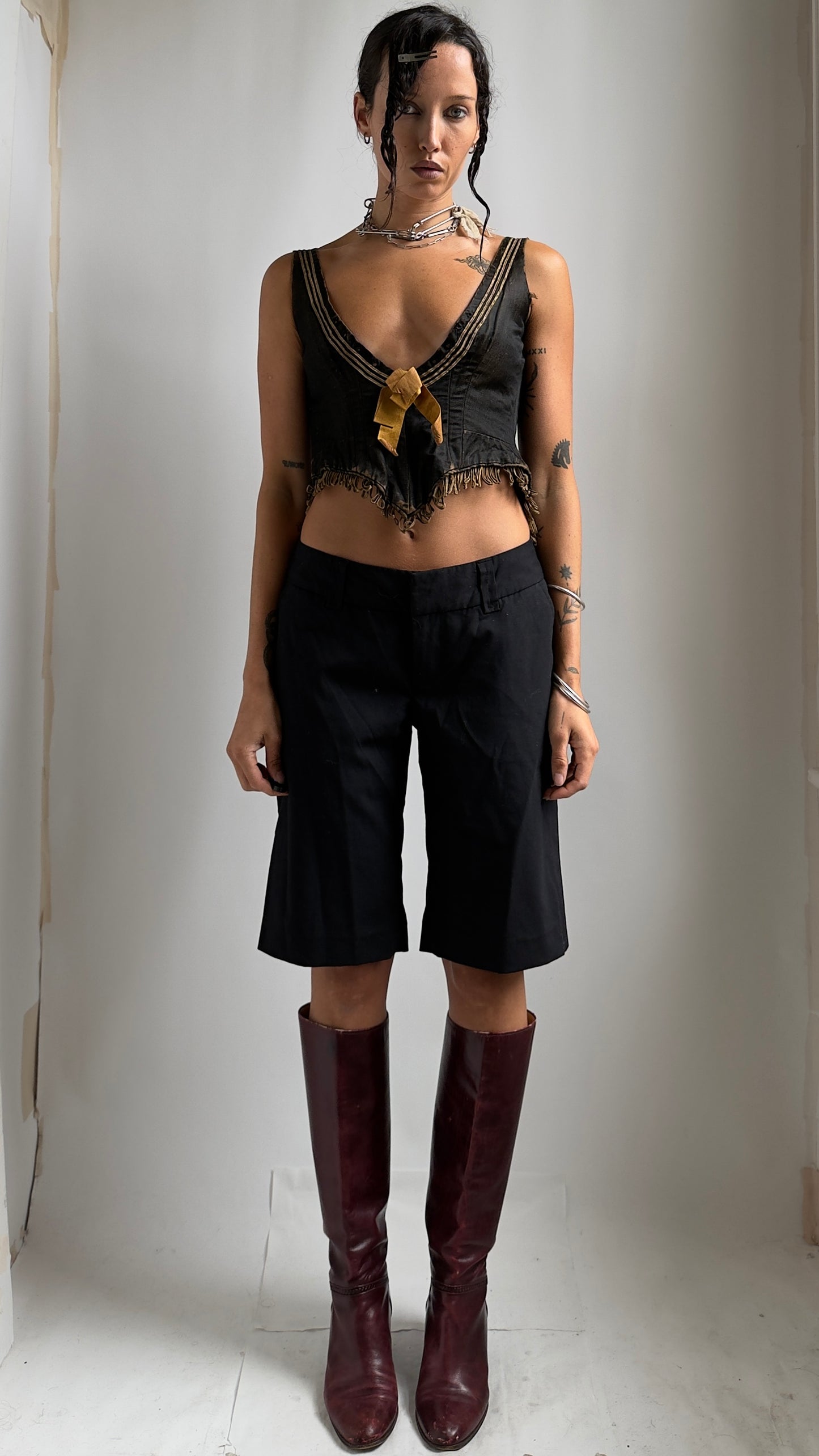 ULTRA RARE GEORGIAN CORSET / UK 6