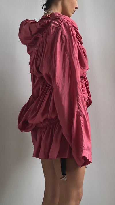 ULTRA RARE 80S SCULPTURAL COMME DES GARÇONS SHIRRING TOP / DRESS