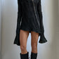 RARE 80S HELEN STOREY TWIST PLEATED DRESS