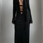 RARE 90S JEAN PAUL GAULTIER OPEN FRONT BONDAGE DRESS / UK 6-10
