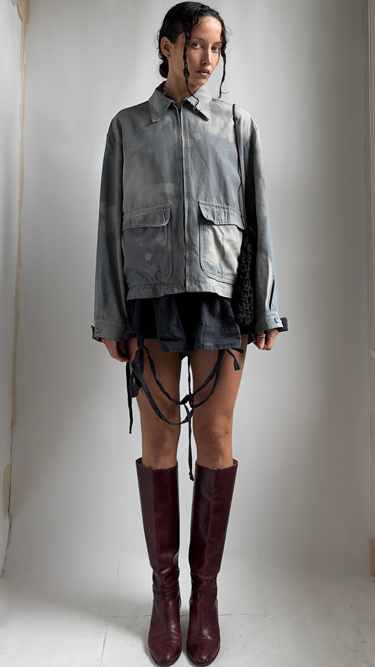 ULTRA RARE 40S BANTAMAC GABERDINE JACKET / UK 6-14