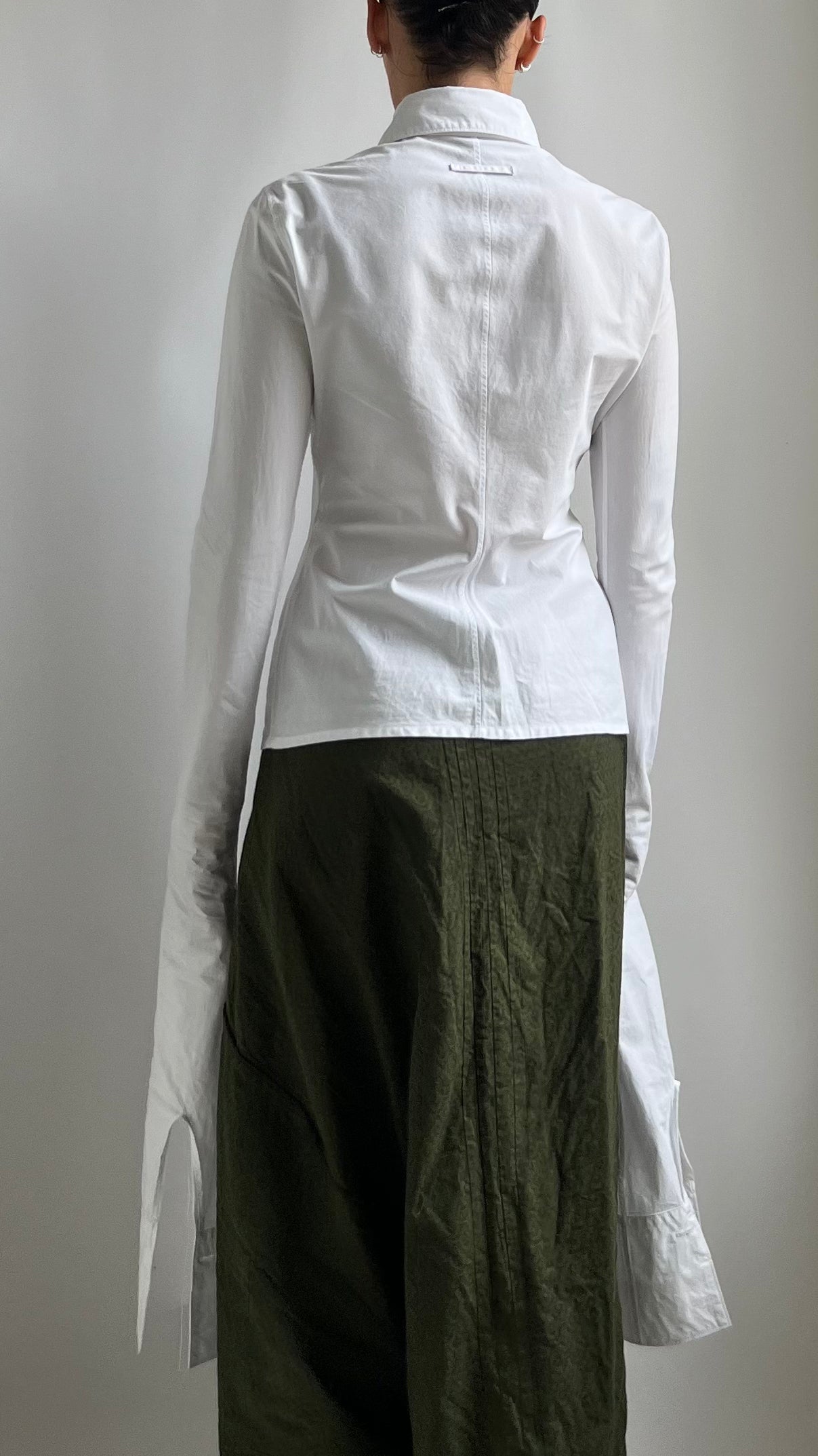 RARE EARLY 2000S JEAN PAUL GAULTIER AVANT GARDE SHIRT / UK 6-8