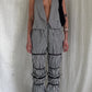 EARLY 2000S COMME DES GARÇON GINGHAM RUFFLE TROUSERS